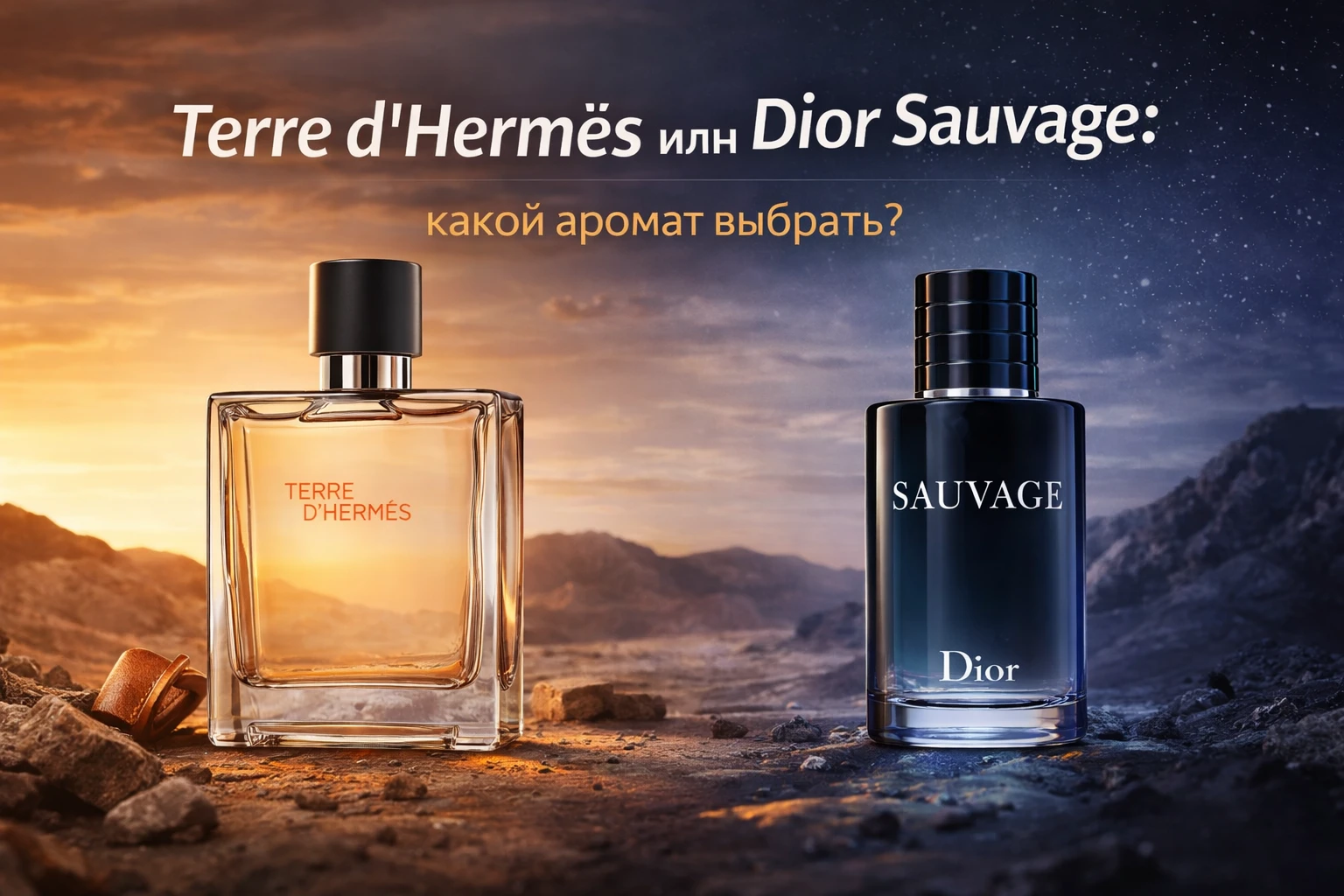 Terre d’Hermes или Dior Sauvage: какой аромат выбрать?