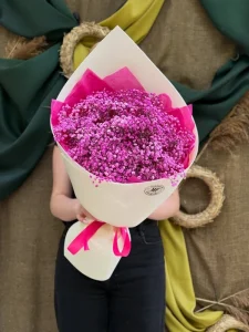 Букет із гіпсофілою для дівчини: ніжний знак уваги від Marta Flowers